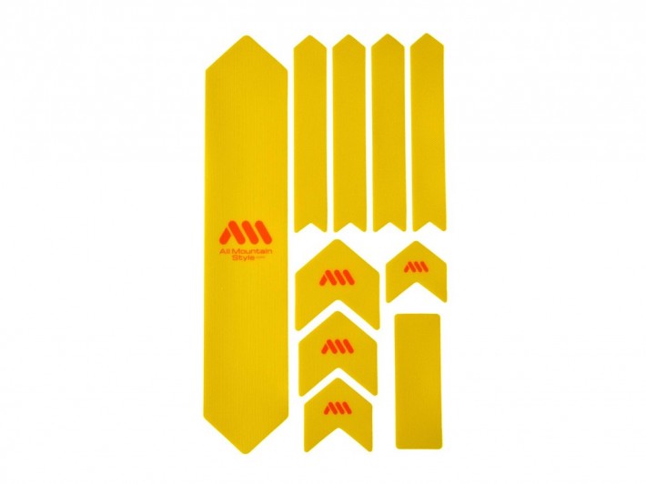 AMS Frame XL Yellow/Orange stickers