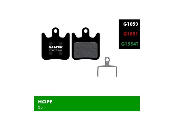 Klocki hamulcowe Galfer HOPE X2 | XCR