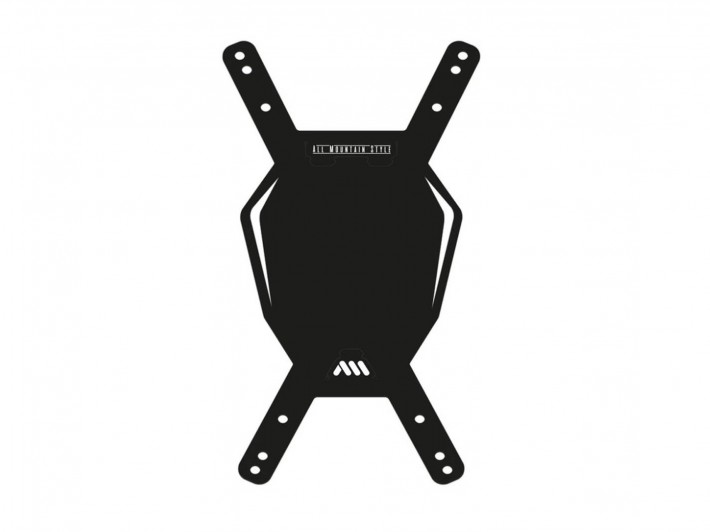 AMS Number plate Black/White